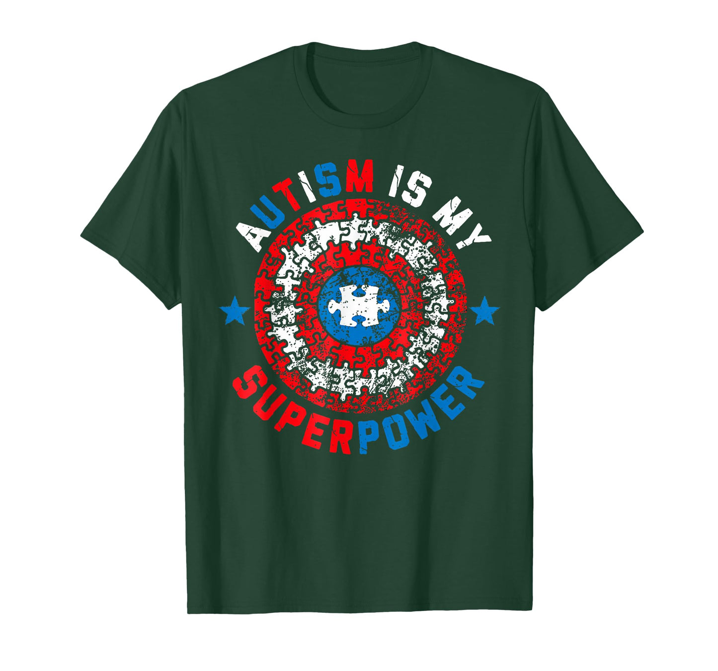 Autism Is My Superpower Autism Awareness Autistic For Boys T-Shirt
