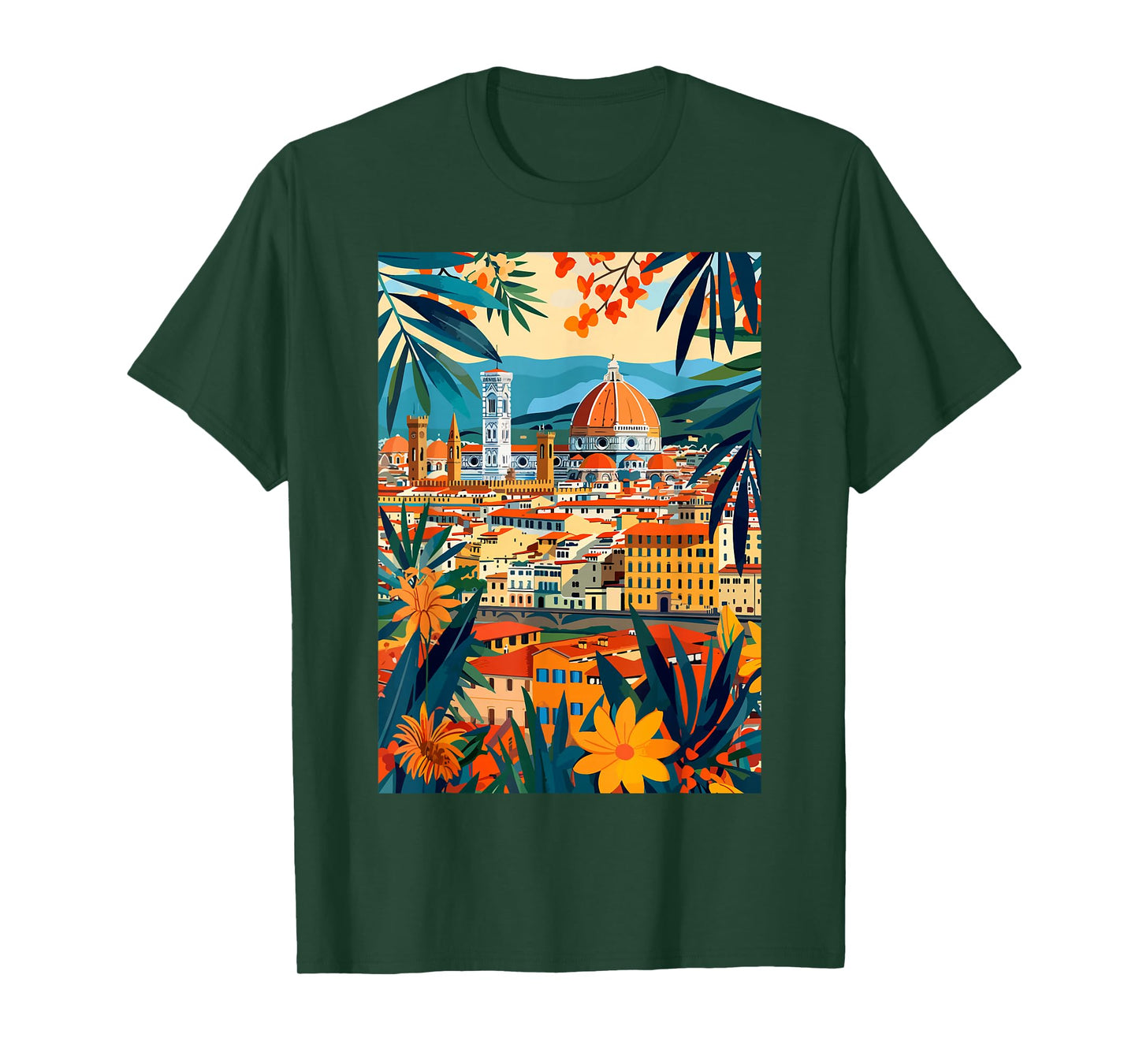 Florence Italy Art T-Shirt