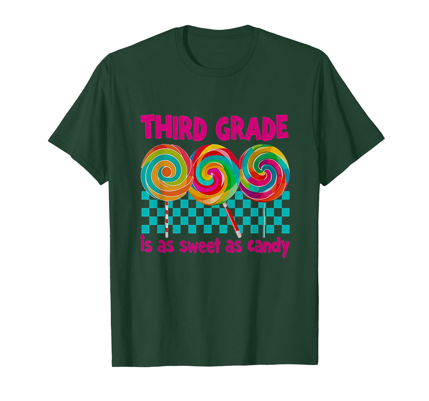 Third Grade is as Sweet as Candy Back To School Teacher T-Shirt