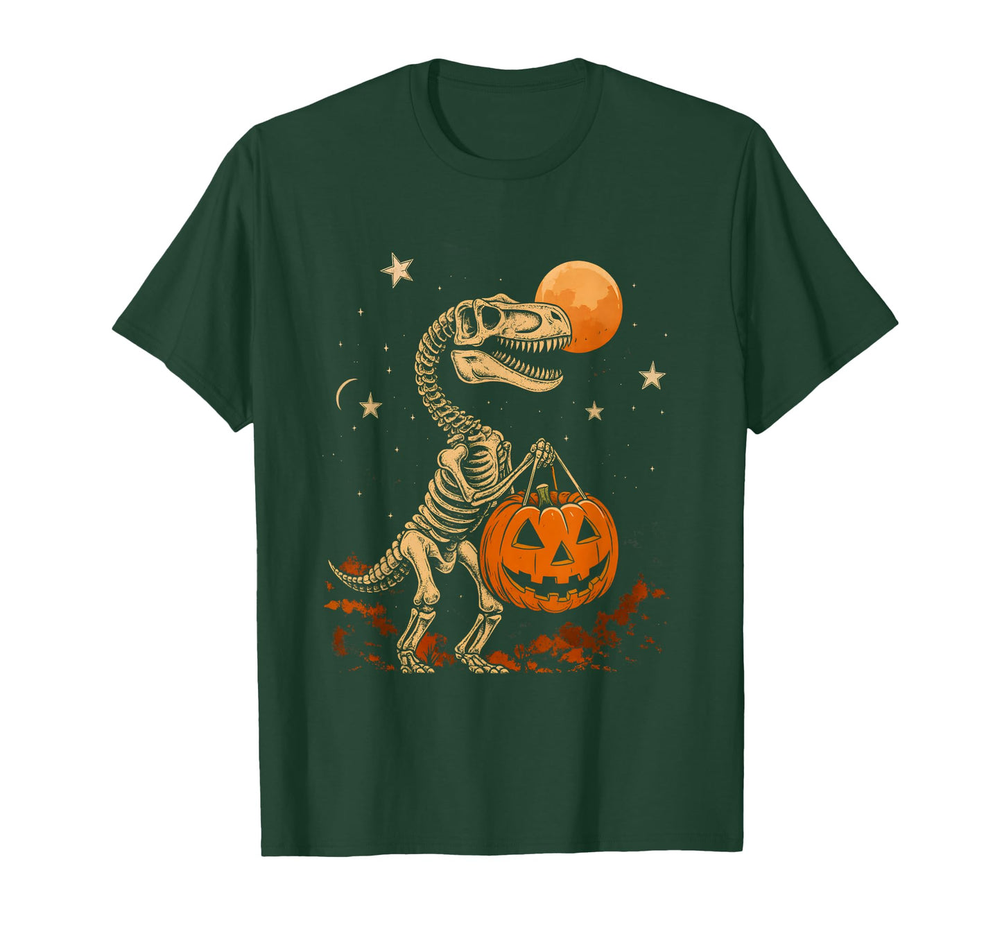 Spooky Saurus Halloween Dinosaur Kids Halloween T-Rex T-Shirt