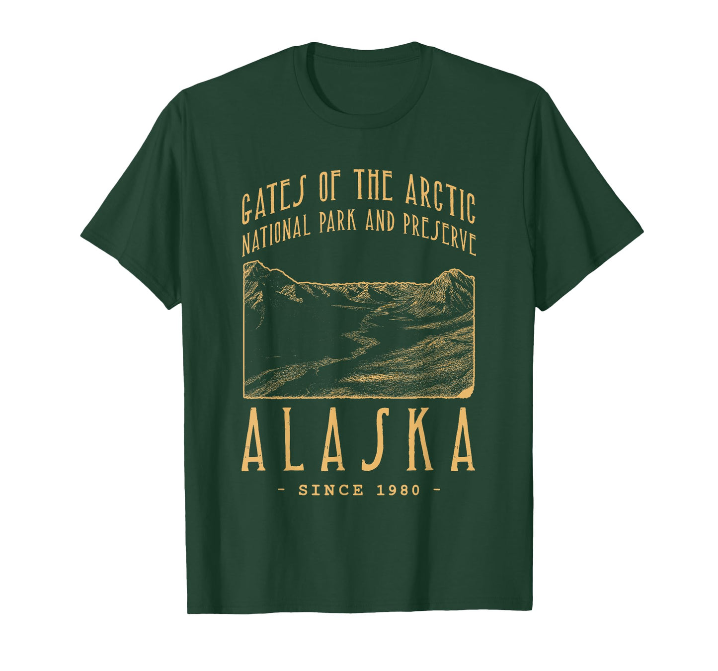 GATES OF THE ARTIC NATIONAL PARK, ALASKA. CAMPING, HIKER T-Shirt
