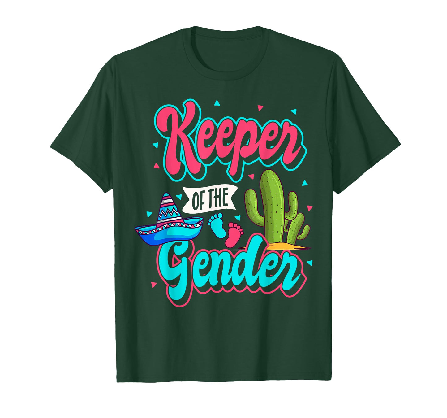 Mexican Gender Reveal Cinco de Mayo Baby Shower Party Fiesta T-Shirt