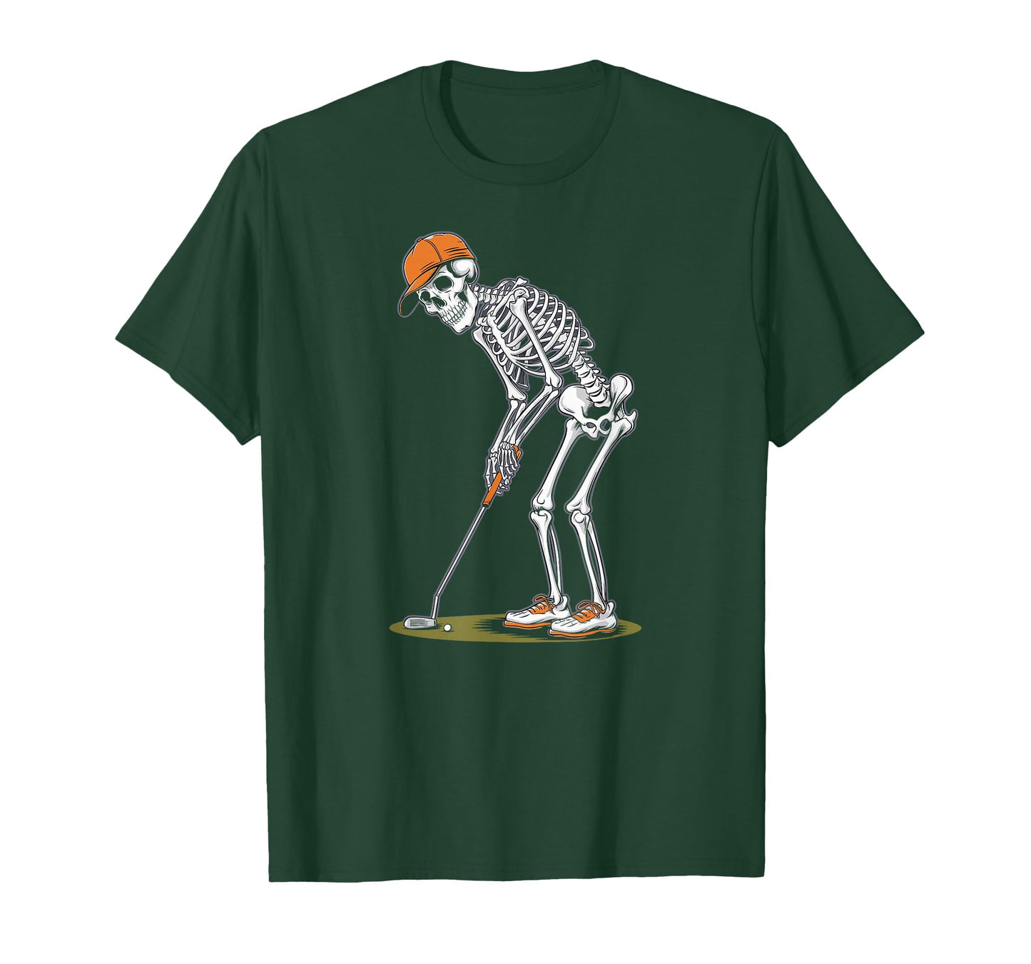 Funny Skeleton Golfer Design for Retired Golf Lovers T-Shirt