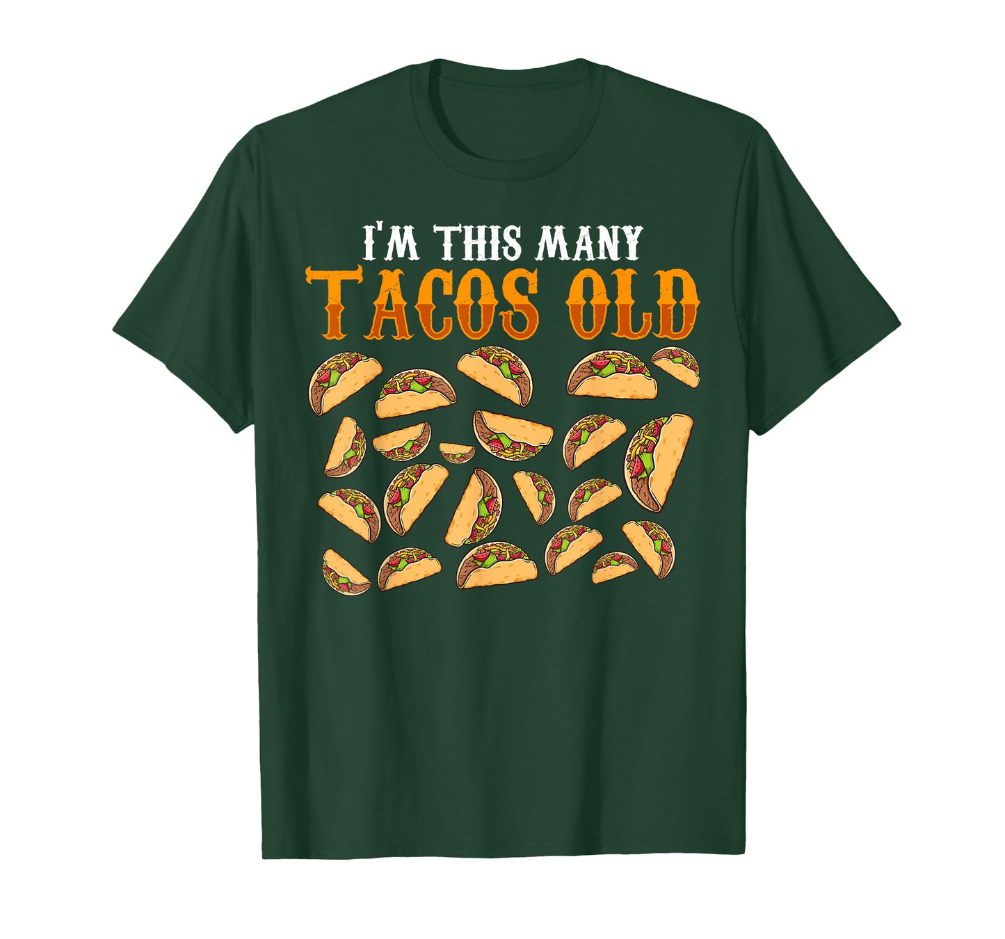 Funny 22 Year Old Taco Lovers Gag Gift, 22nd Birthday T-Shirt