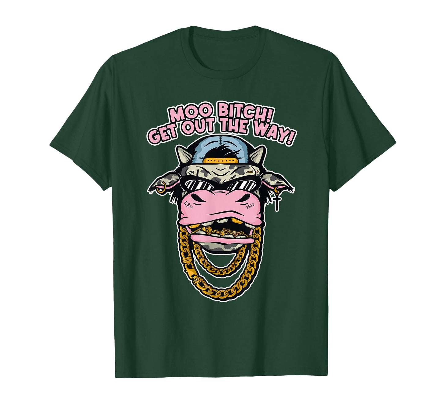 Moo Bitch! Get Out The Way! Cow Farmer Hay T-Shirt