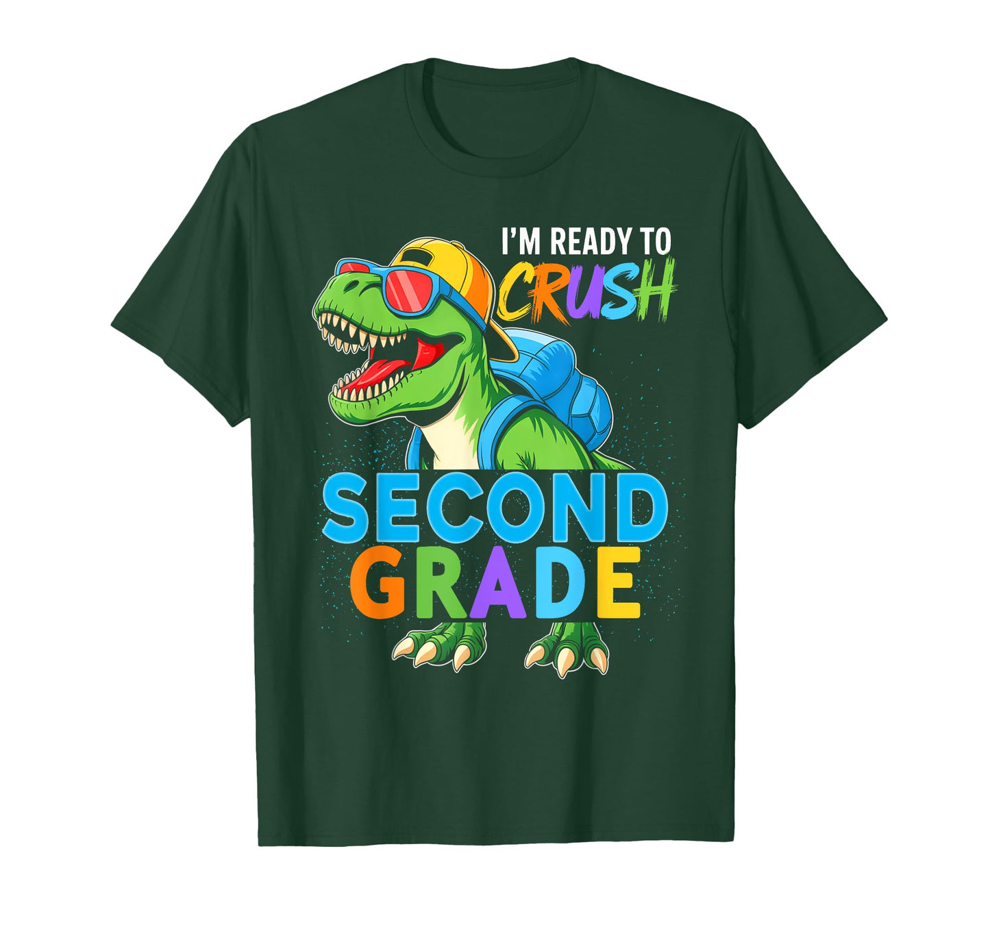 Crush 2nd Grade Boys Kids Back To School Team Second Grade T-Shirt