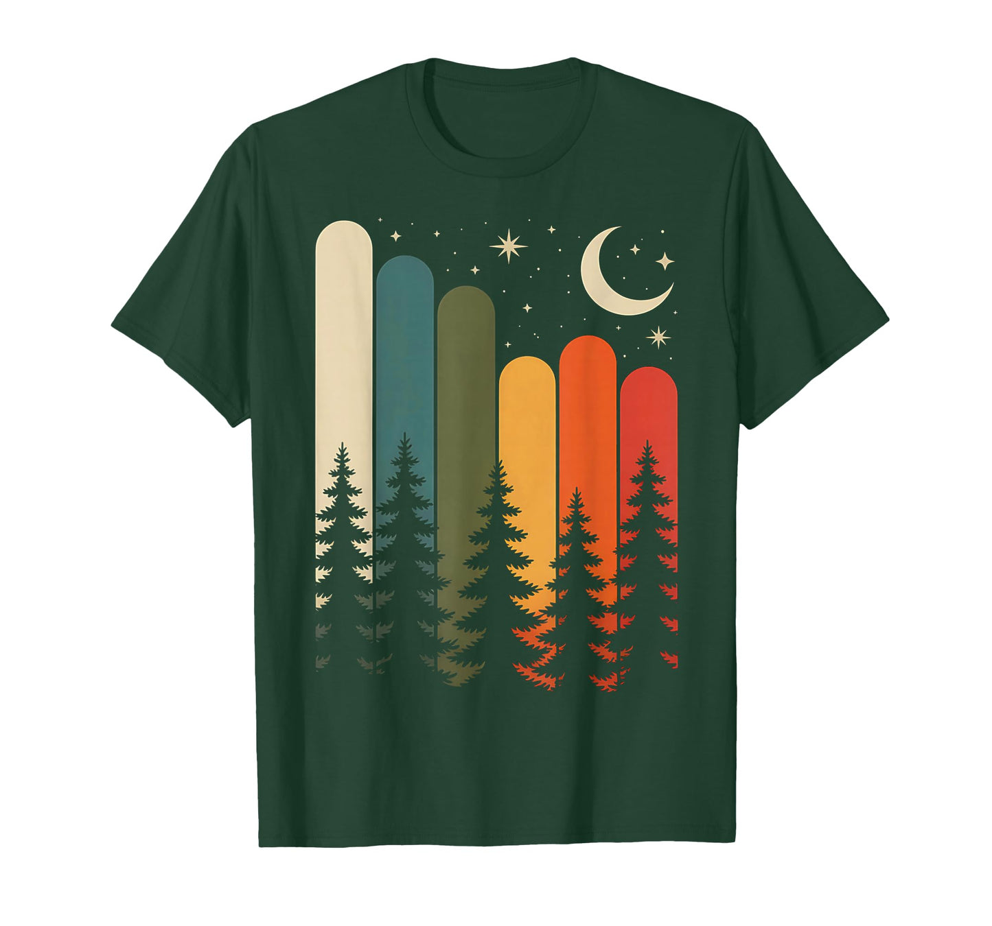 Trees Nature Mountains Adventure Outdoor Wildlife Forest T-Shirt