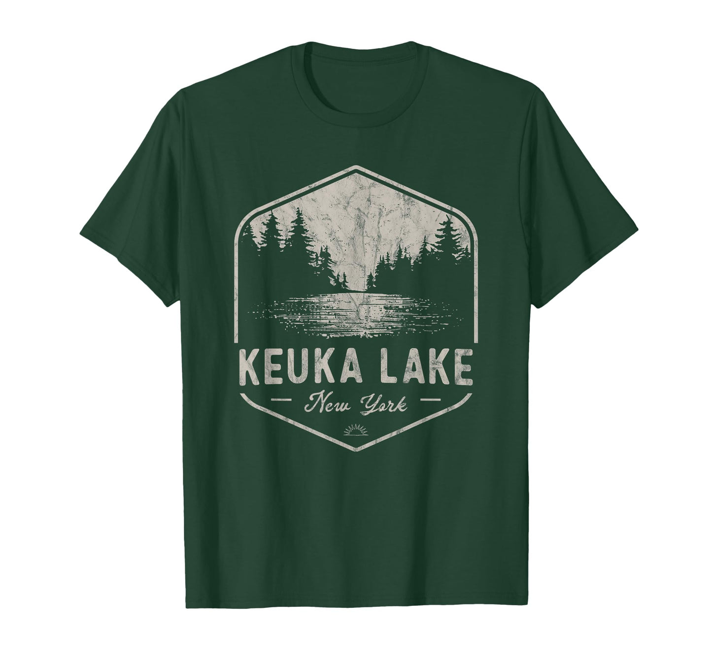 Keuka Lake New York Outdoors Vintage T-Shirt
