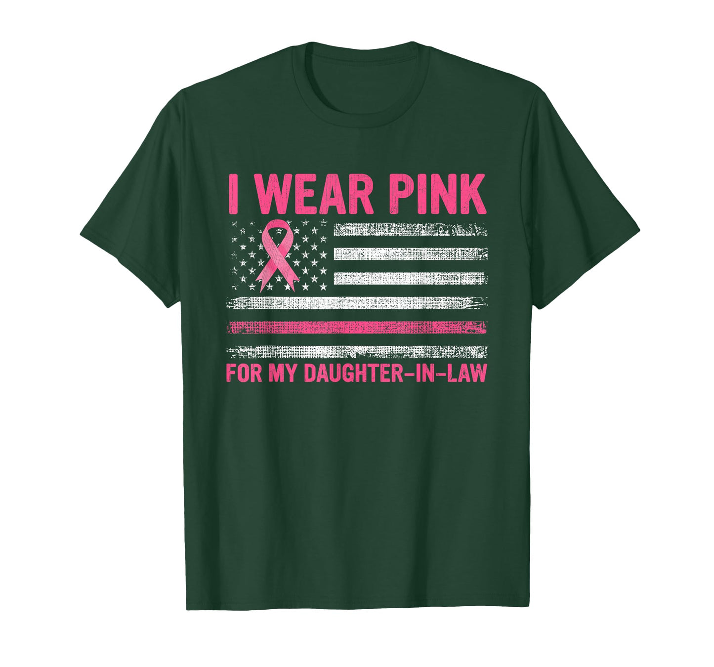 I Wear Pink For My Daughter-in-Law Breast Cancer Awareness T-Shirt