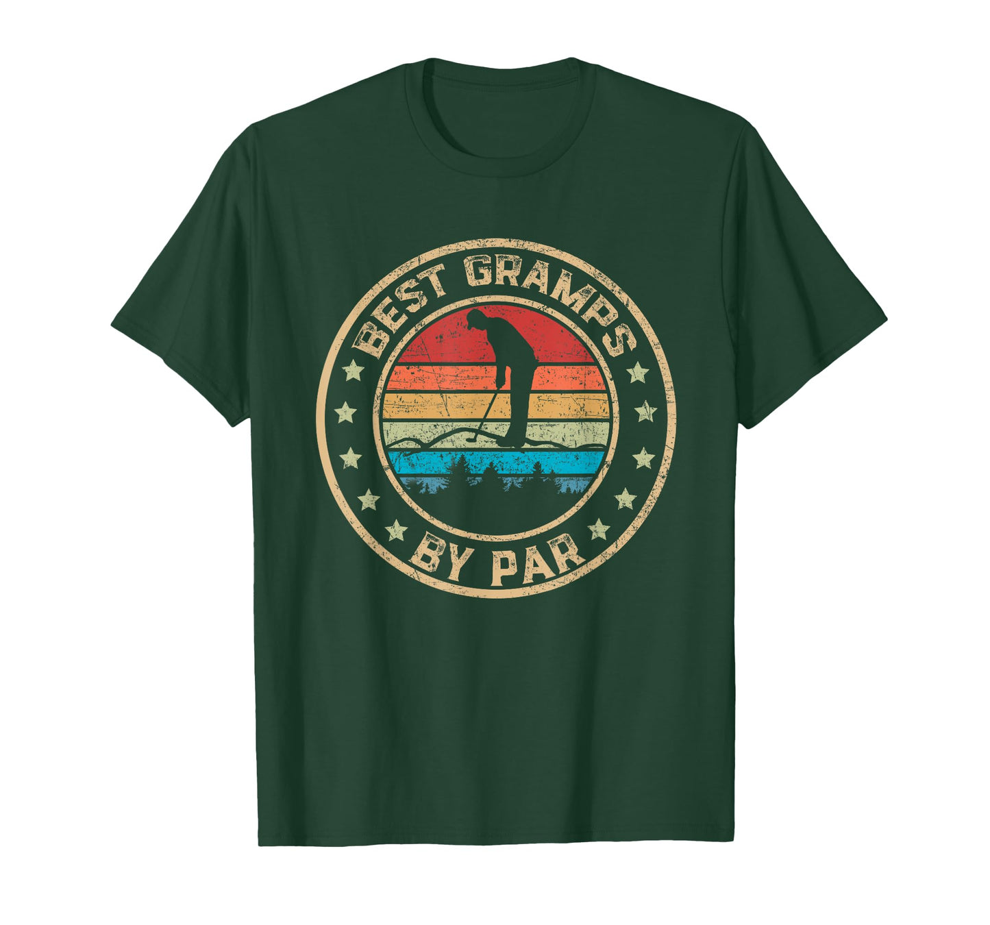 Best Gramps by Par Golf Lover for Men Funny Fathers Day T-Shirt