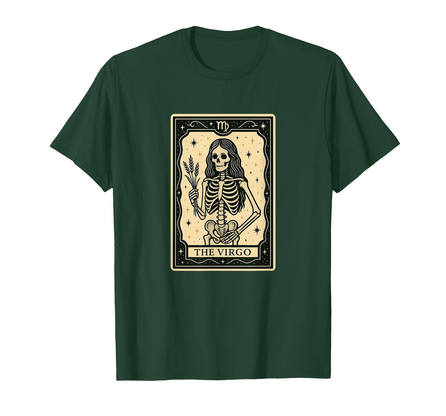 The Virgo Tarot Card - Halloween Spooky Gothic Witchy T-Shirt