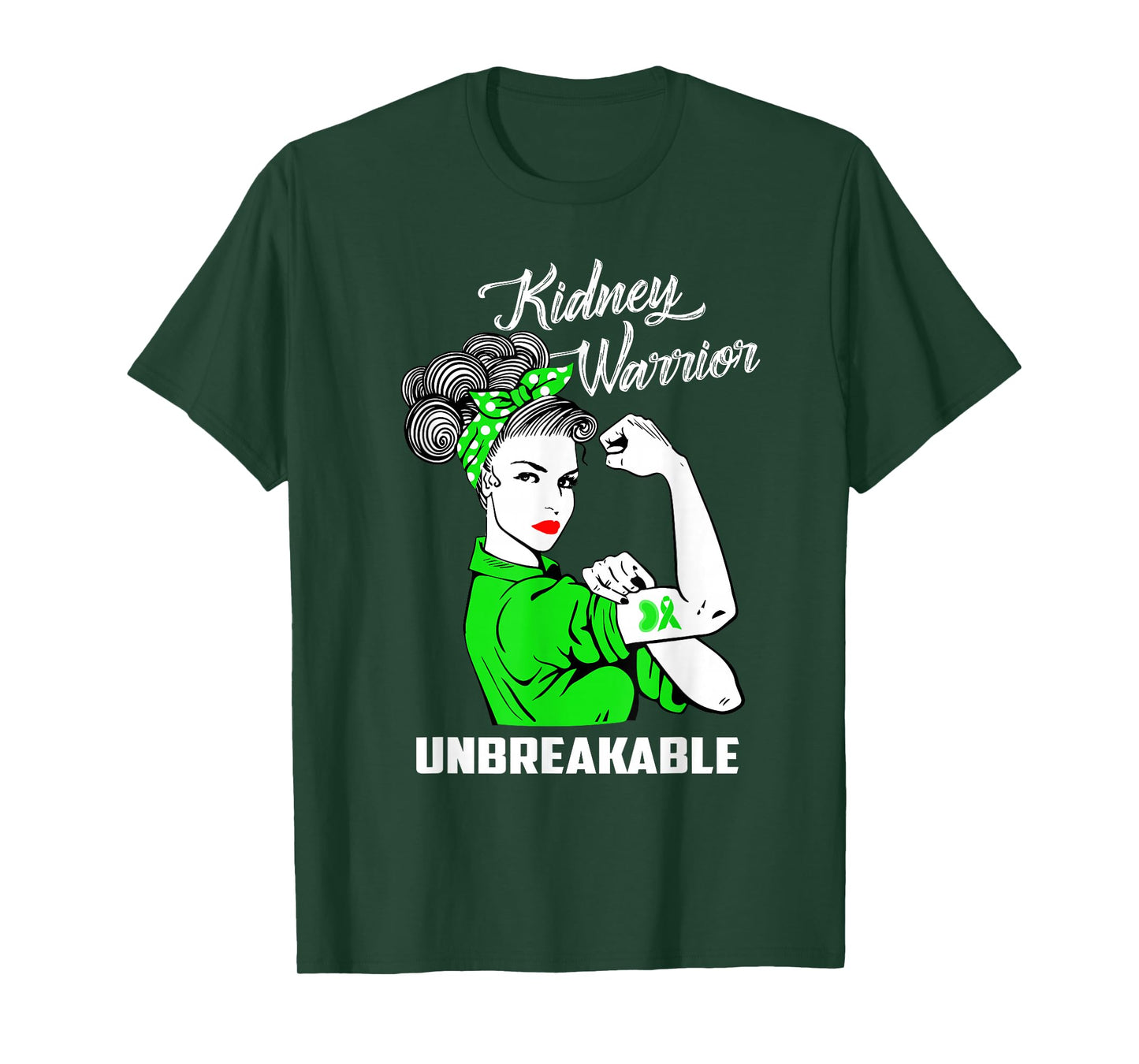 Kidney Warrior Unbreakable T-Shirt Kidney Awareness Gift T-Shirt