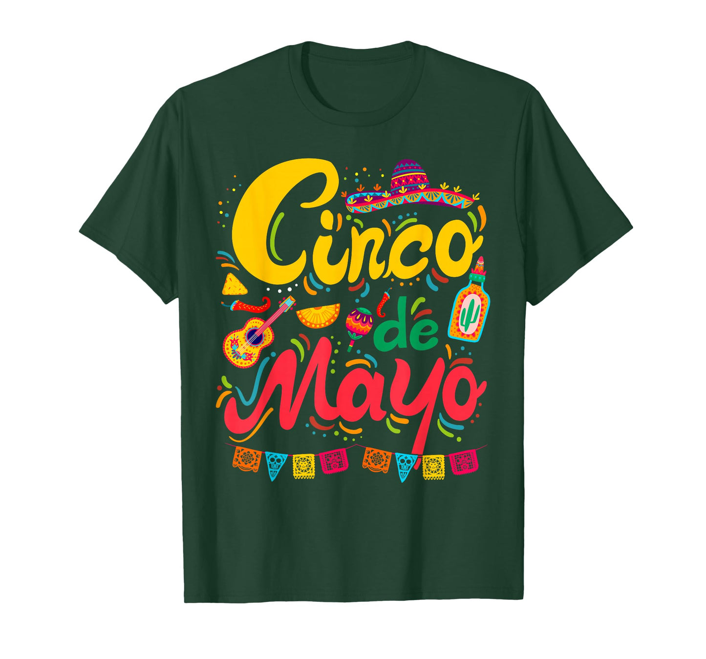 Cinco De Mayo Mexican Taco Funny 5 De Mayo Lets Fiesta Party T-Shirt