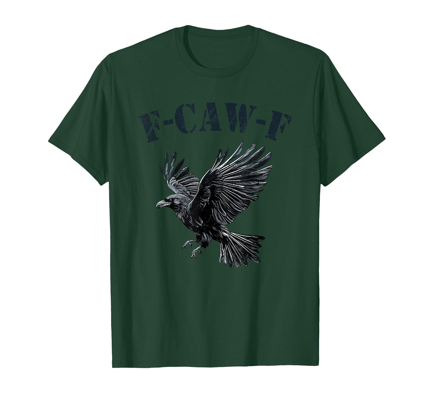 F-Caw-F Adult Humor Funny Crow Black Bird Halloween T-Shirt
