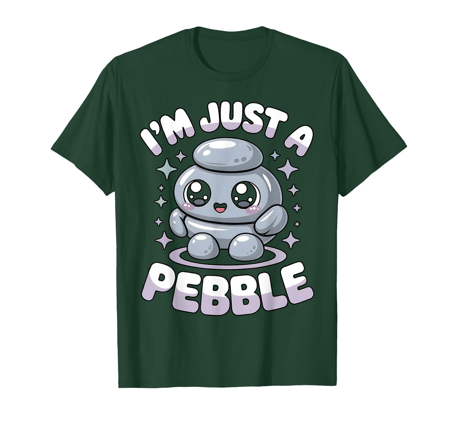 I’m Just a Pebble Cute Funny Rock Collector T-Shirt