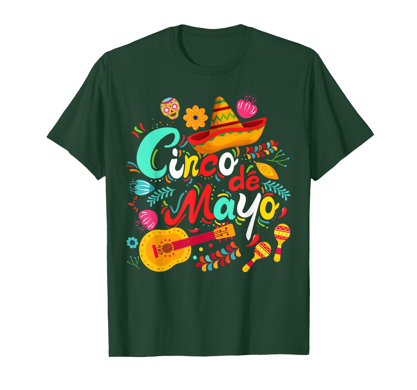 Cinco De Mayo Shirt Mexican Fiesta 5 De Mayo Women Men Girls T-Shirt