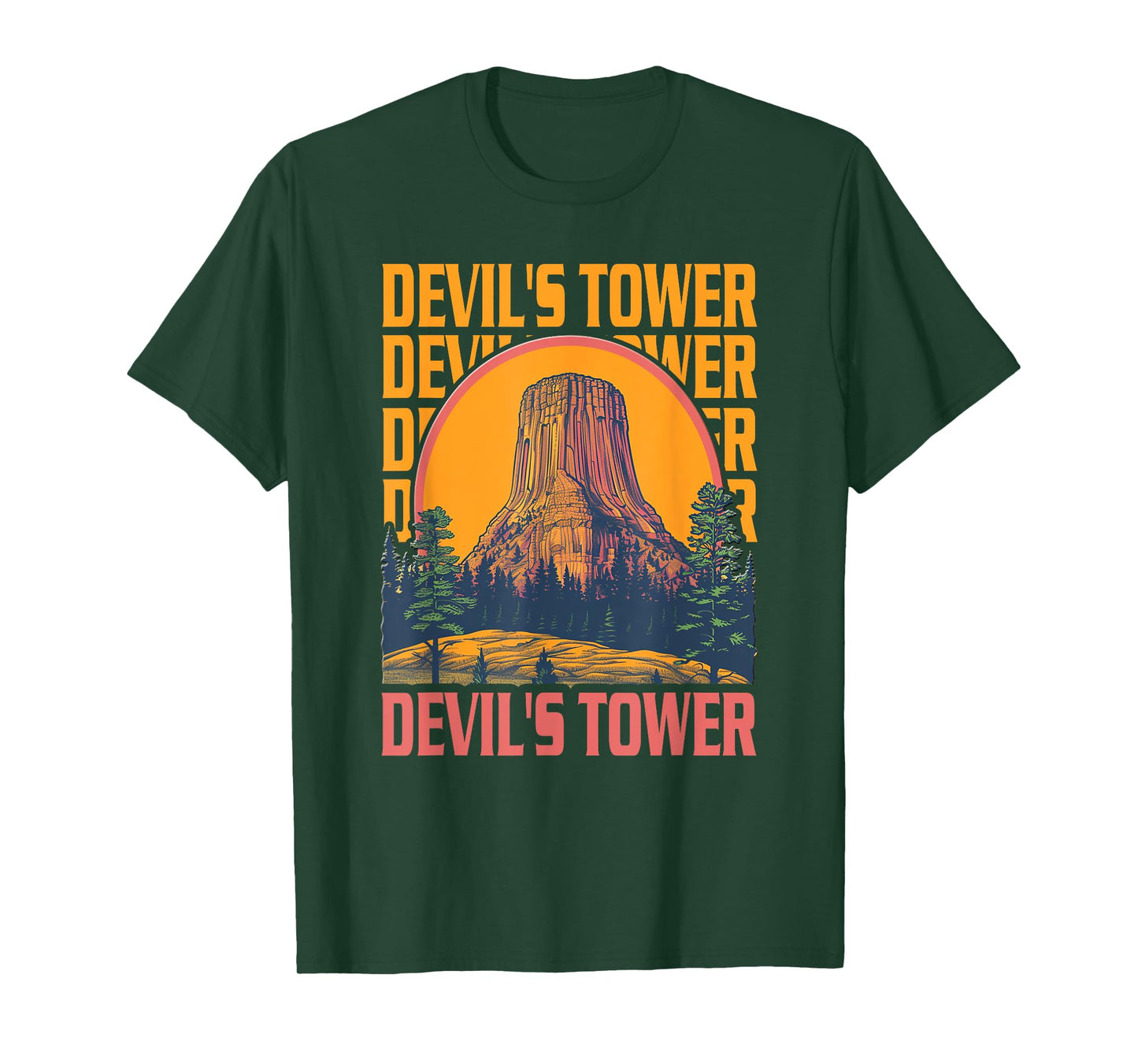 Devils Tower Tshirt - Devils Tower T-Shirt