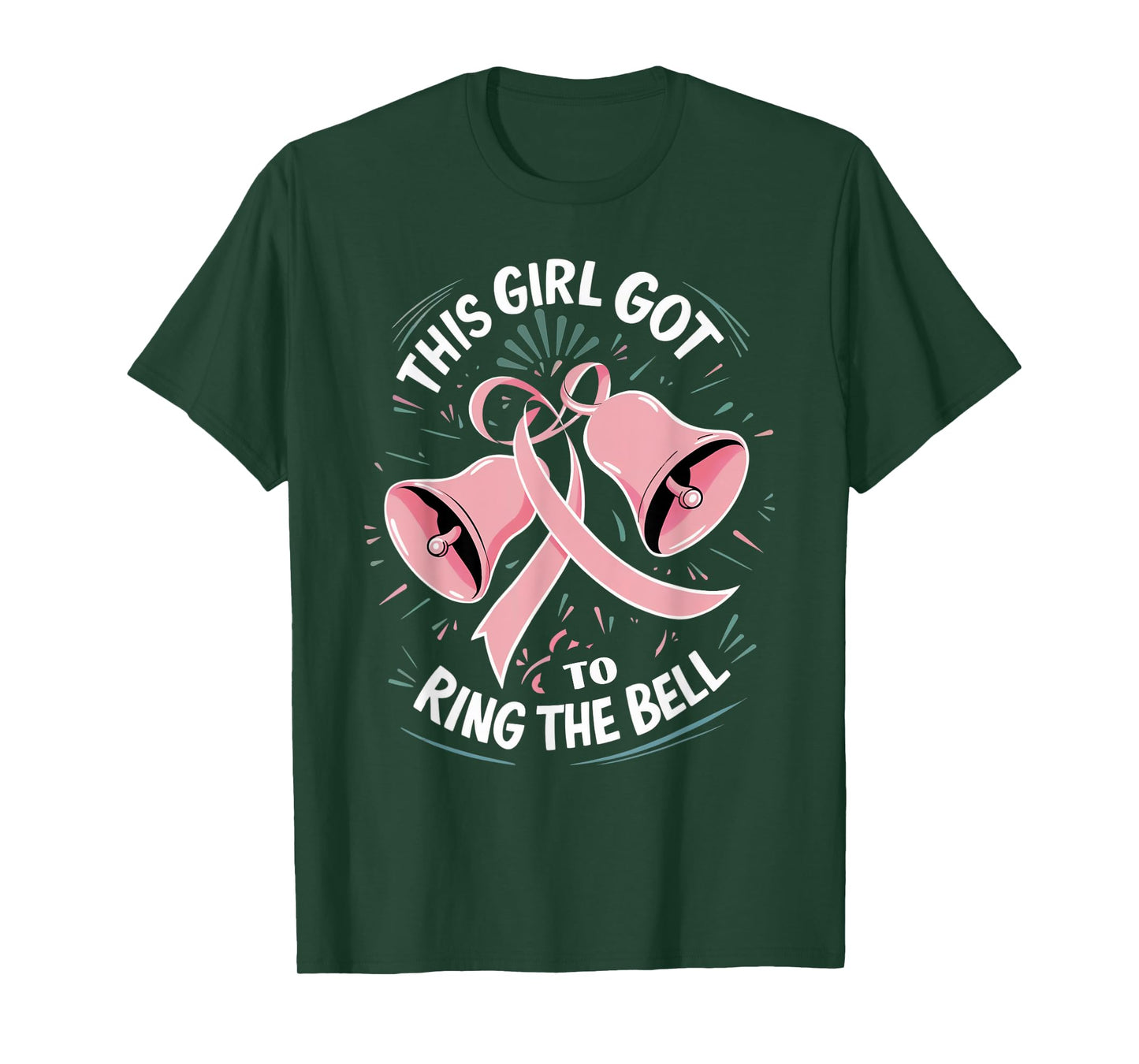 Survivor Breast Cancer Free This Girl Got to Ring The Bell T-Shirt
