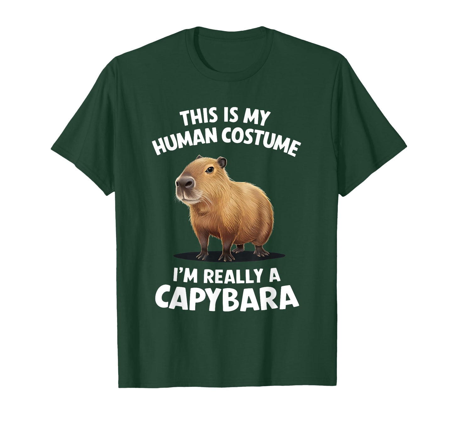 This is My Human Costume I'm Really a Capybara T-Shirt