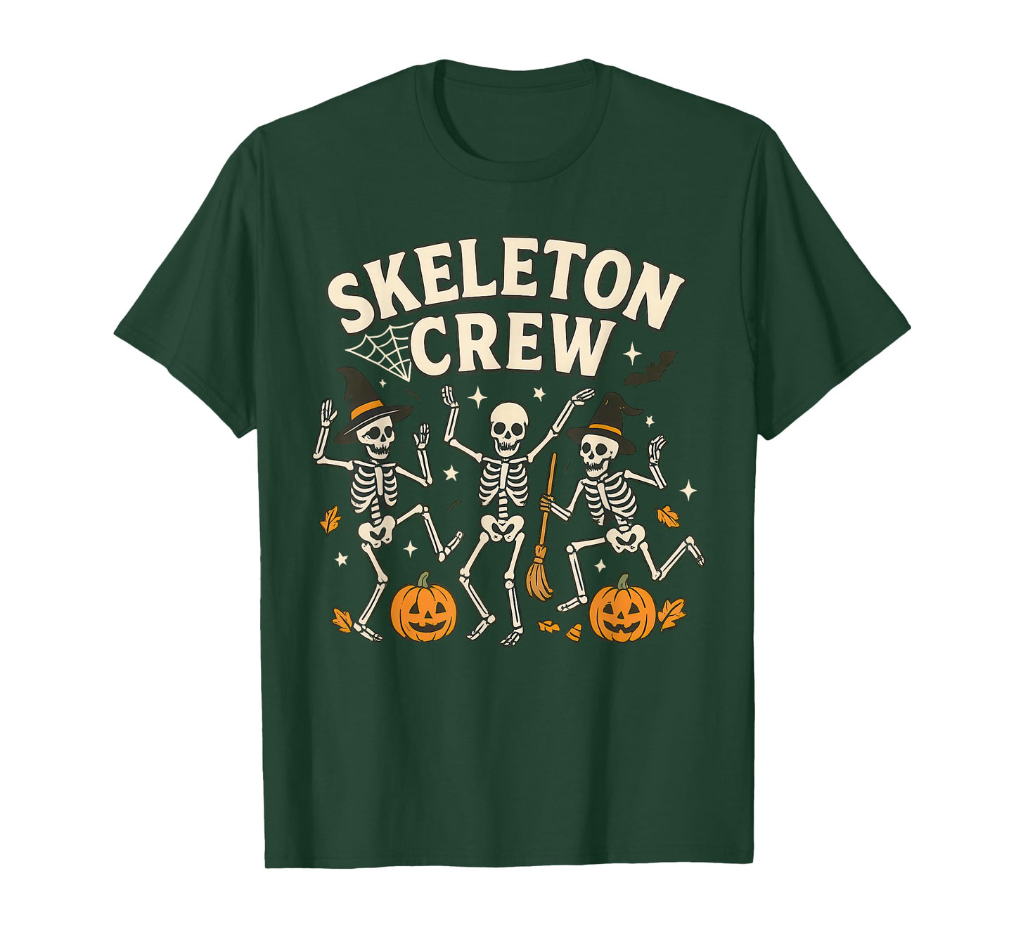 Skeleton Crew Funny Halloween Dancing Skeletons T-Shirt