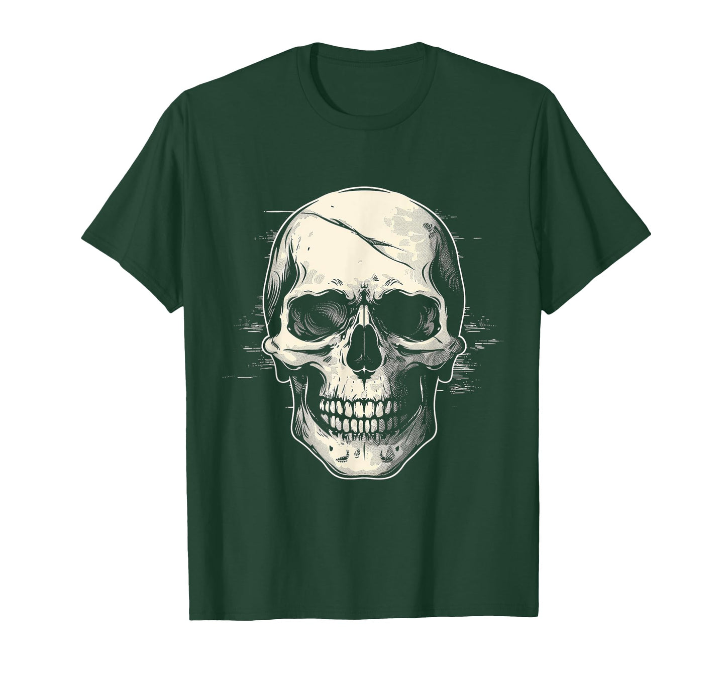 Skull Costume Halloween Spooky Art Skull T-Shirt