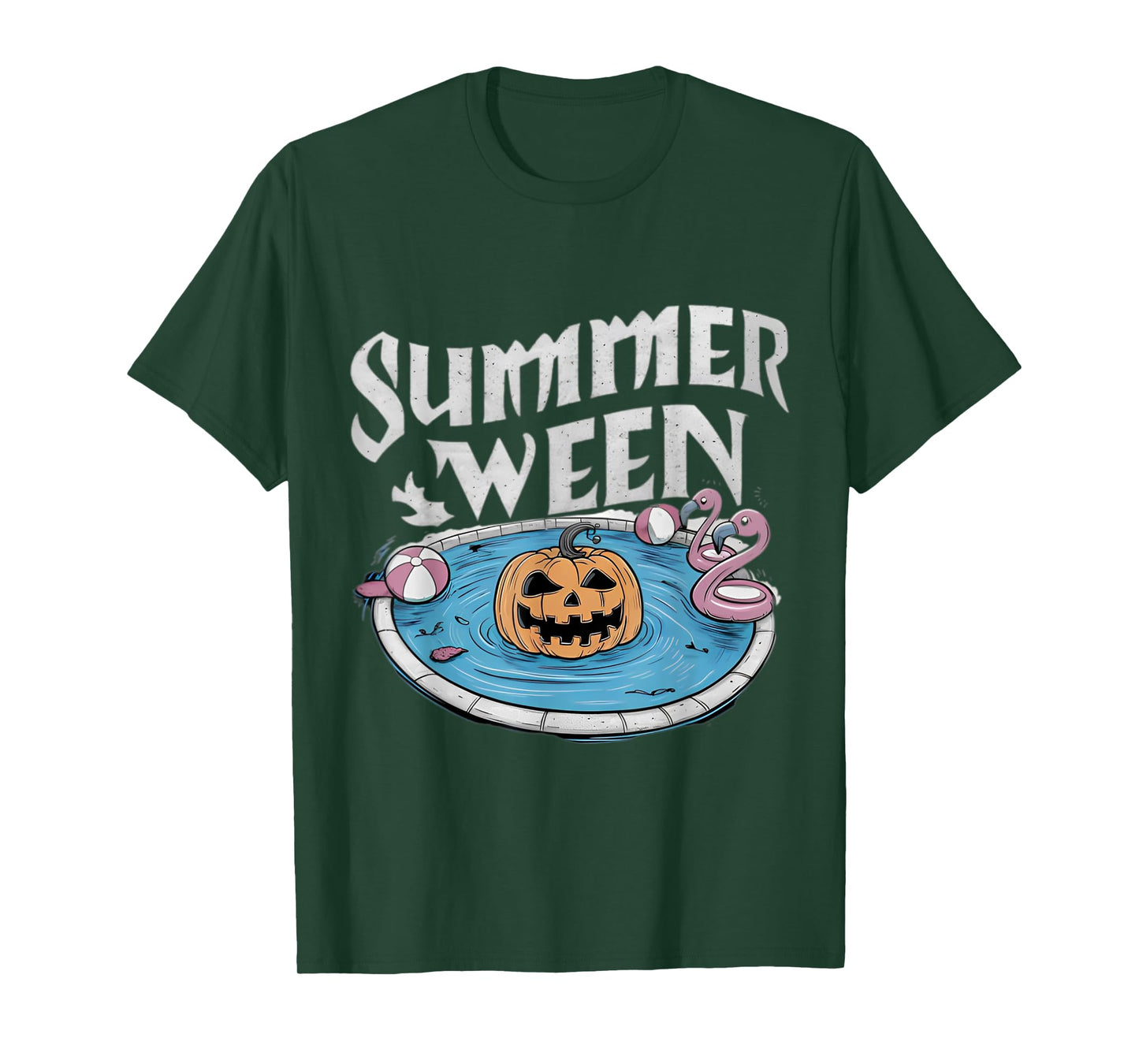 Summerween Halloween Spooky Men Women Kids T-Shirt