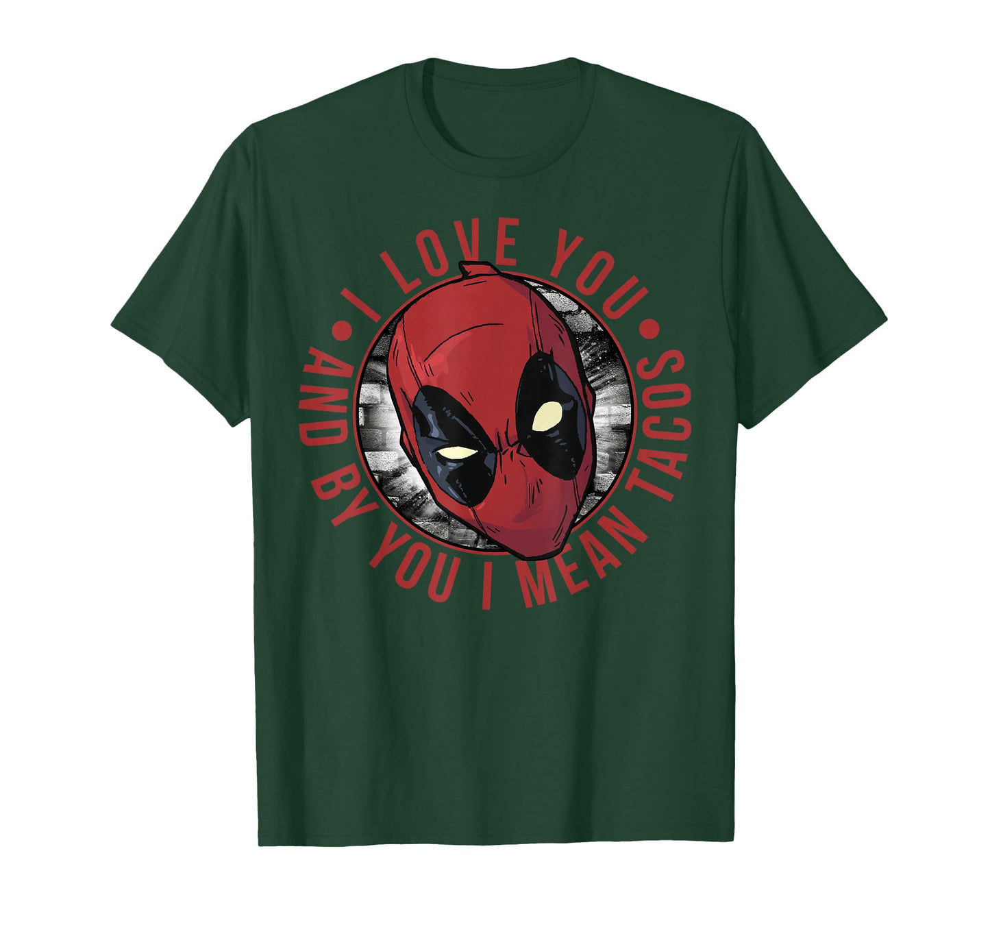 Marvel Deadpool I Love Tacos T-Shirt