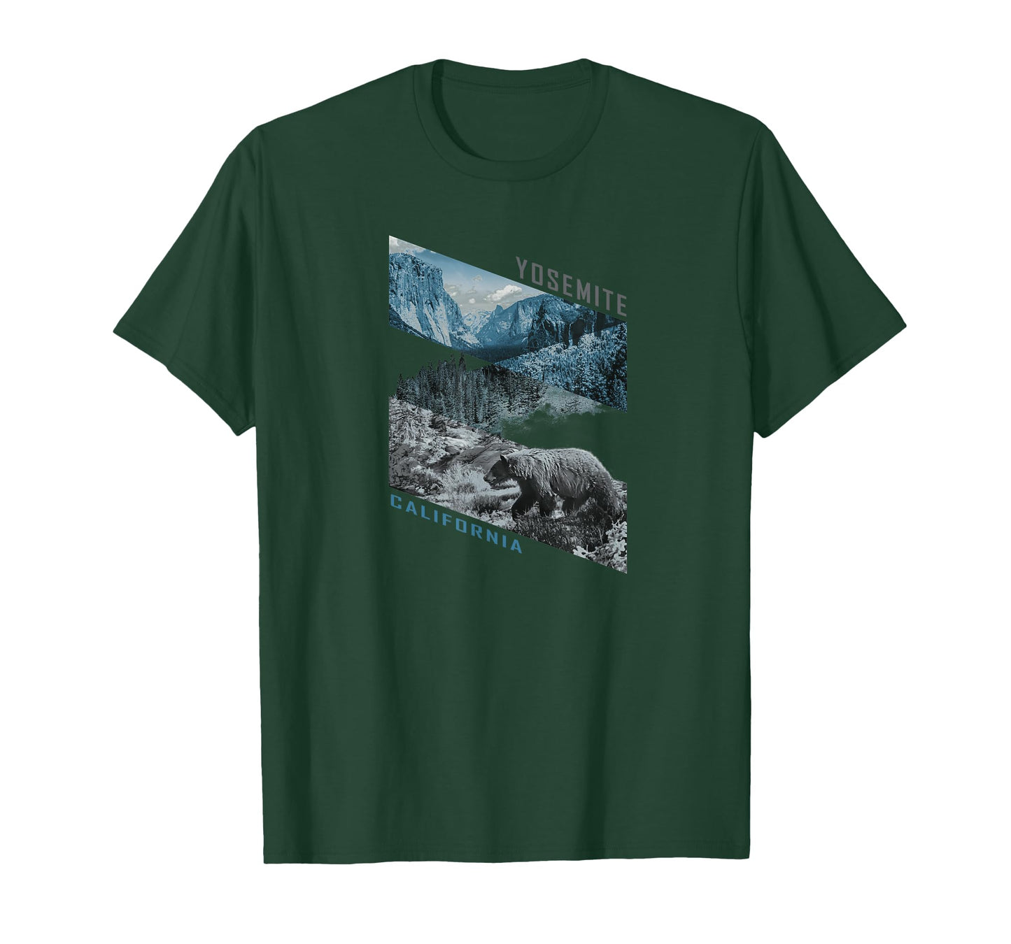 Yosemite National Park Bear Trail Graphic T-Shirt