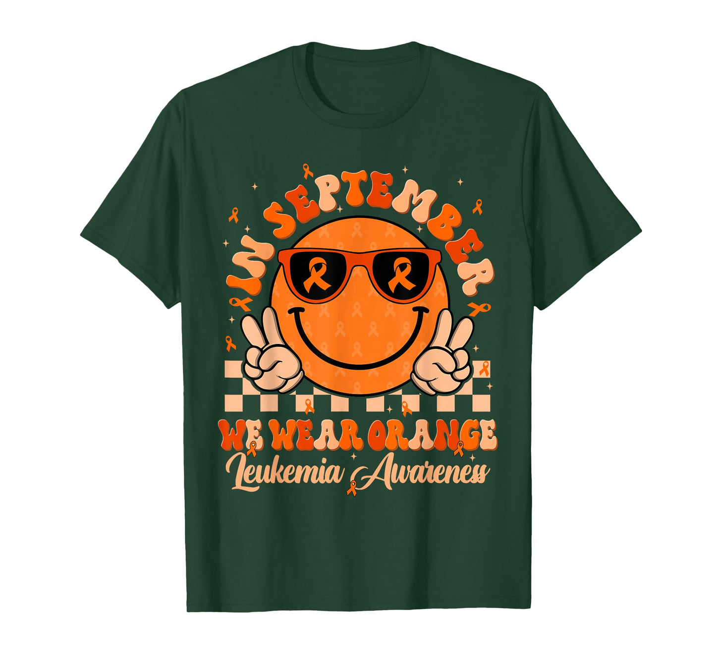 September Wear Orange Leukemia Awareness Men Women Kid T-Shirt