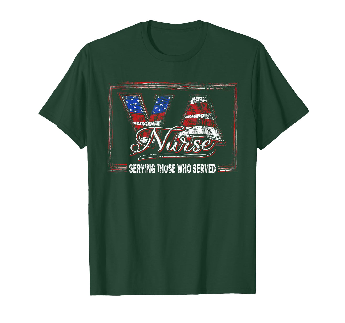 Va nurse serving those who served veteran nurse T-Shirt