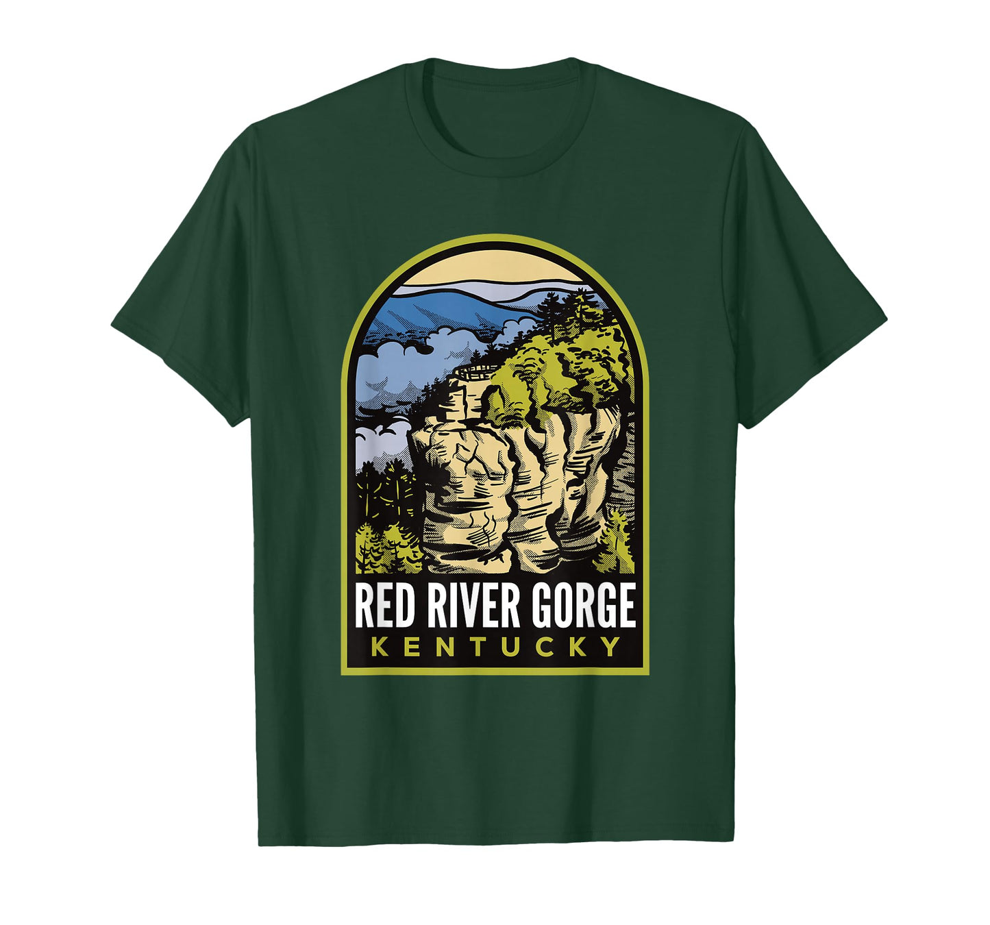 Red River Gorge Chimney Top Rock T-Shirt