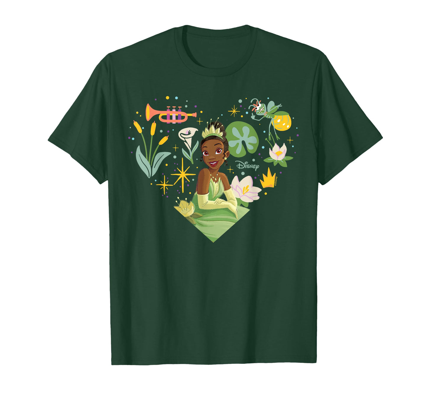 Disney Princess - Tiana Nature Heart T-Shirt