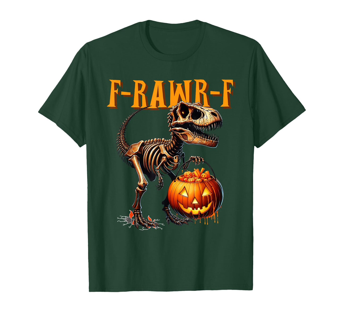 FCAWF Funny Rawr Puns Dinosaur Quote Meme Spooky Saurus Cool T-Shirt