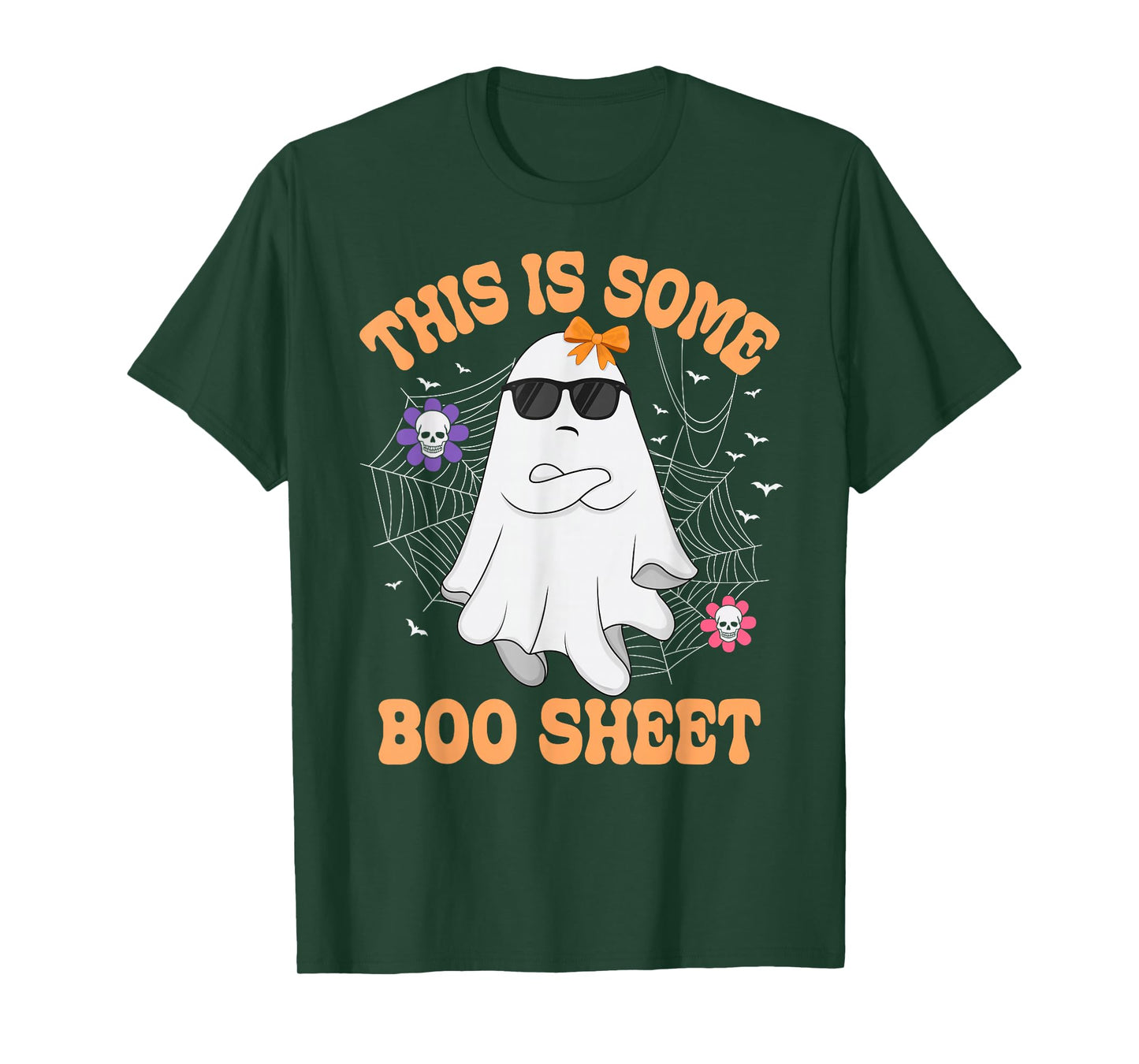 Groovy This is Some Boo Sheet Funny Angry Ghost Halloween T-Shirt