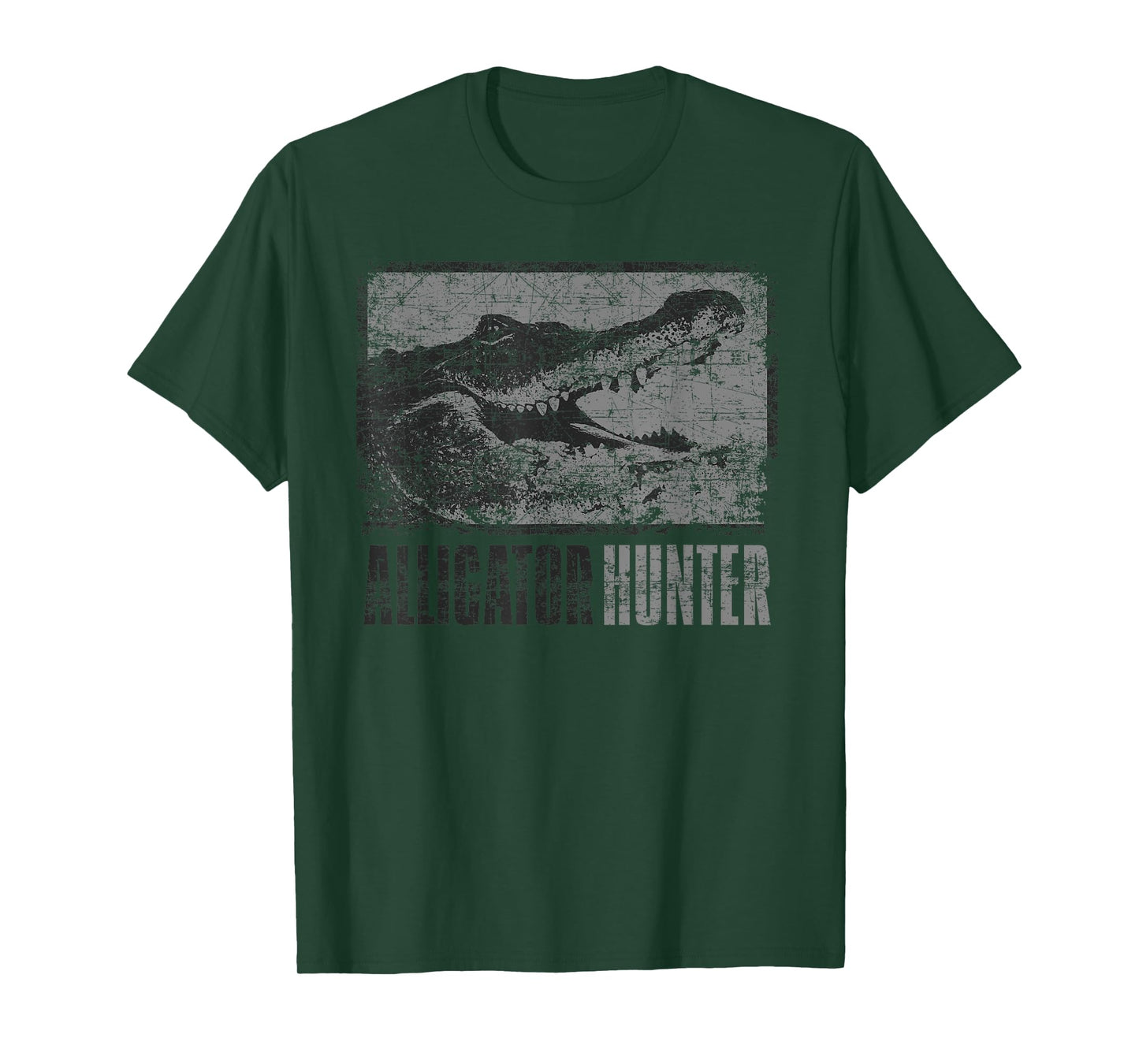 Alligator Hunter Outdoor Gator Hunting Gift Tee T-Shirt
