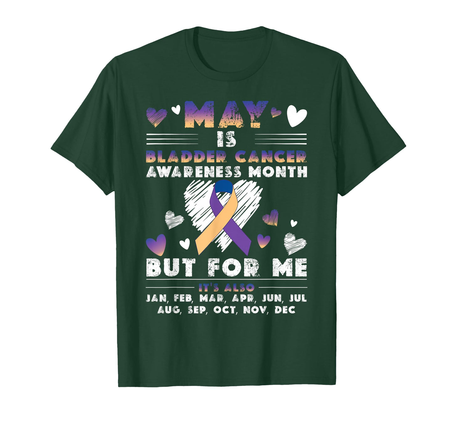 May Is Bladder Cancer Awareness Month Warrior Survivor Women T-Shirt