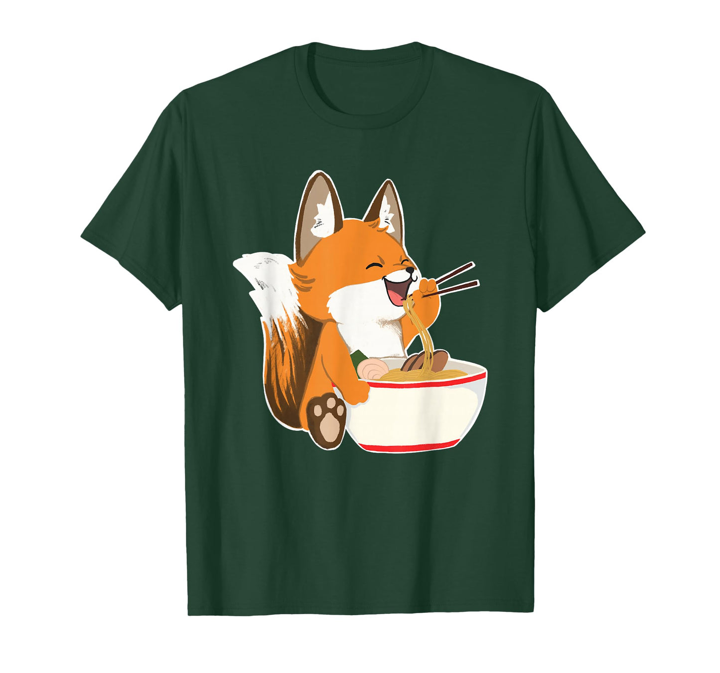 Ramen Fox - Zookeeper Wildlife Lover T-Shirt