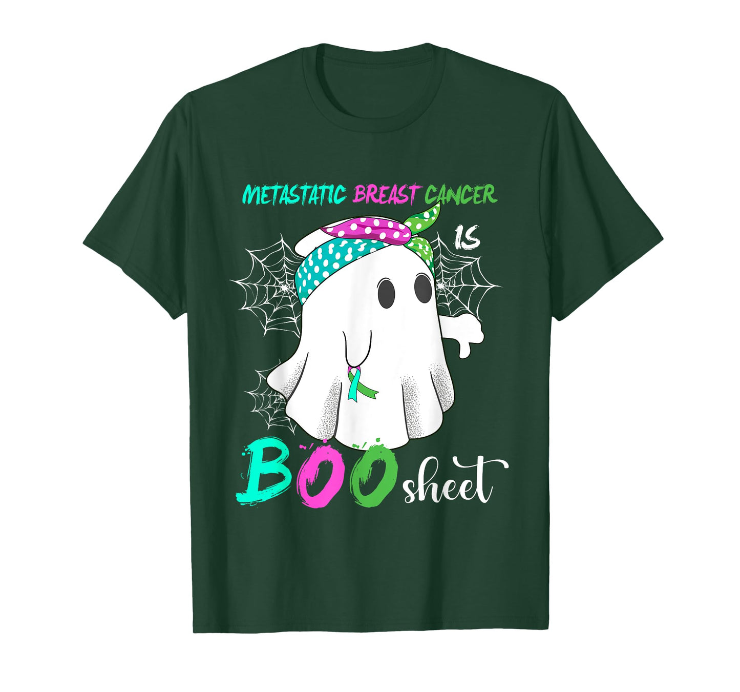 Metastatic Breast Cancer is Boo Sheet Halloween Costume T-Shirt