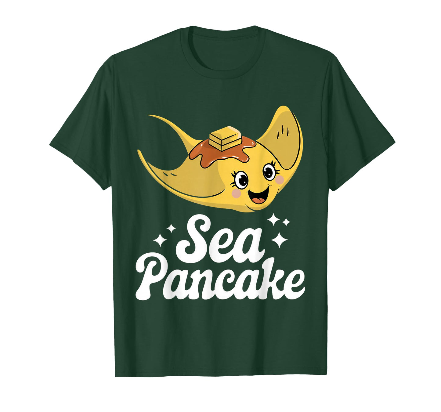 Sea Pancake Sea Ocean Stingray Animal Manta Ray T-Shirt