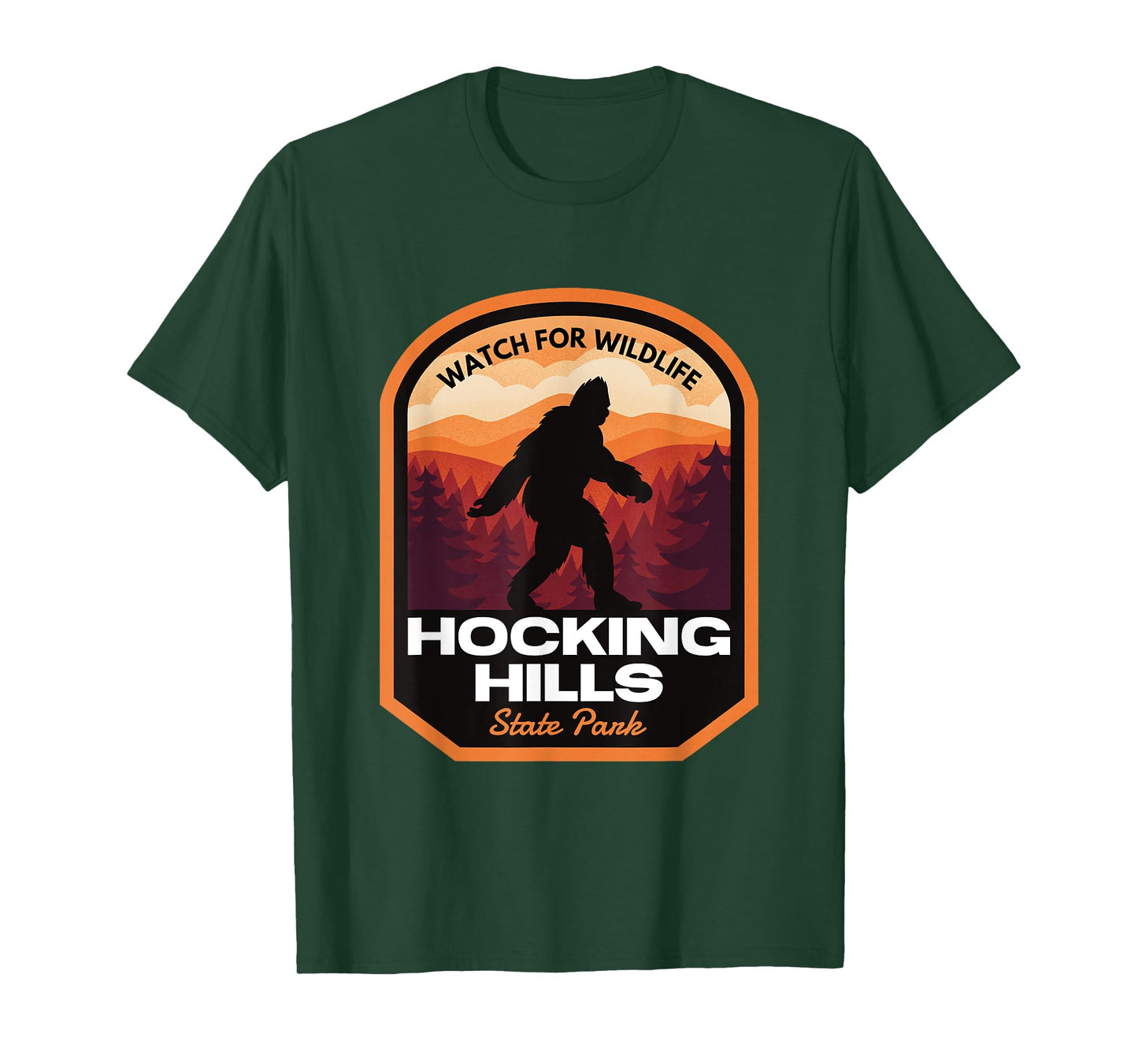 Hocking Hills State Park Bigfoot T-Shirt