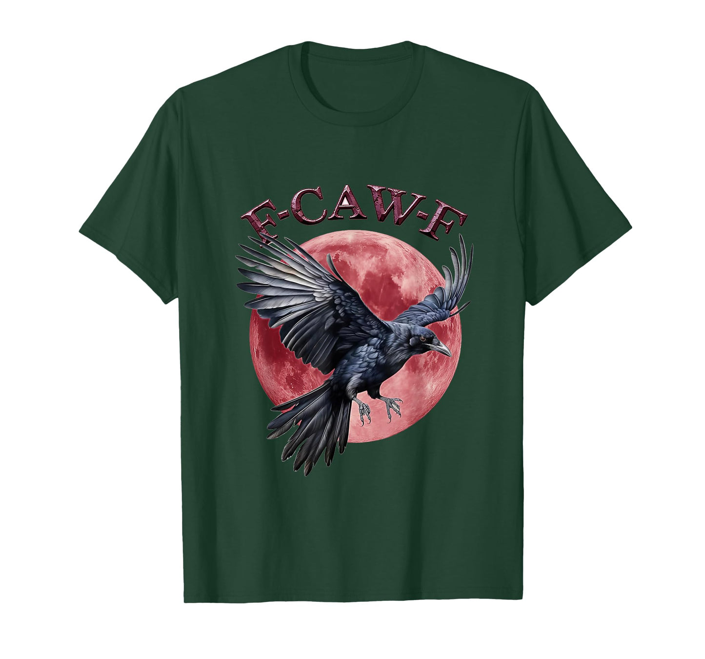 Funny F Caw F Raven Bird Saying Graphic F-Caw-F Crow T-Shirt