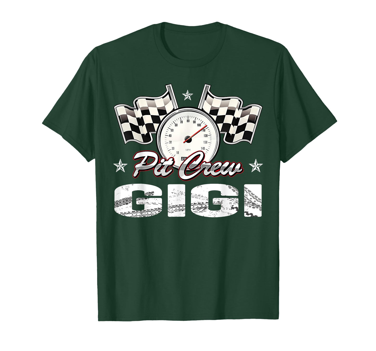 Pit Crew Gigi Race Car Birthday Racing Car Family T-Shirt
