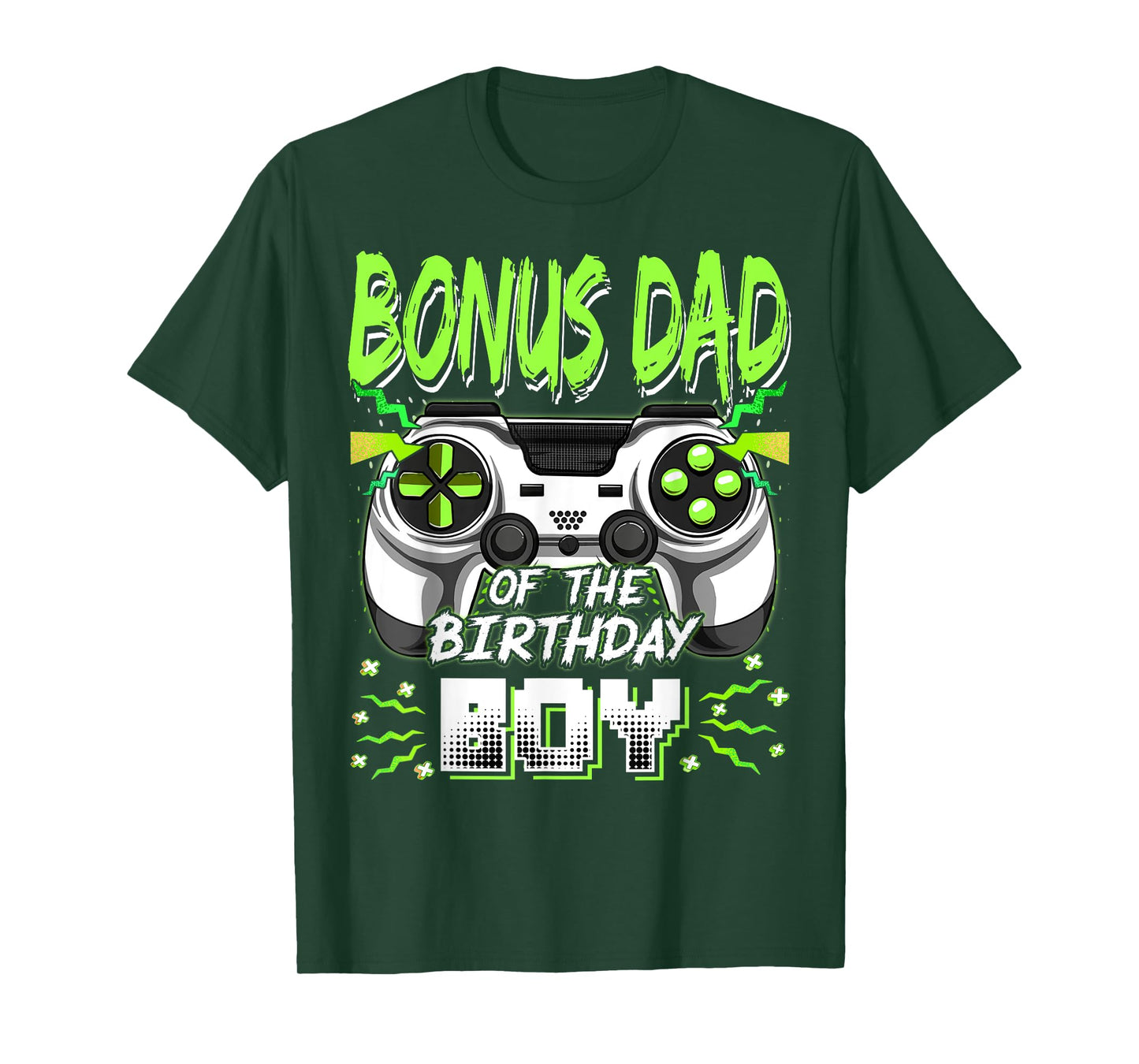 Bonus Dad Of The Birthday Boy Video Game Bday Party T-Shirt