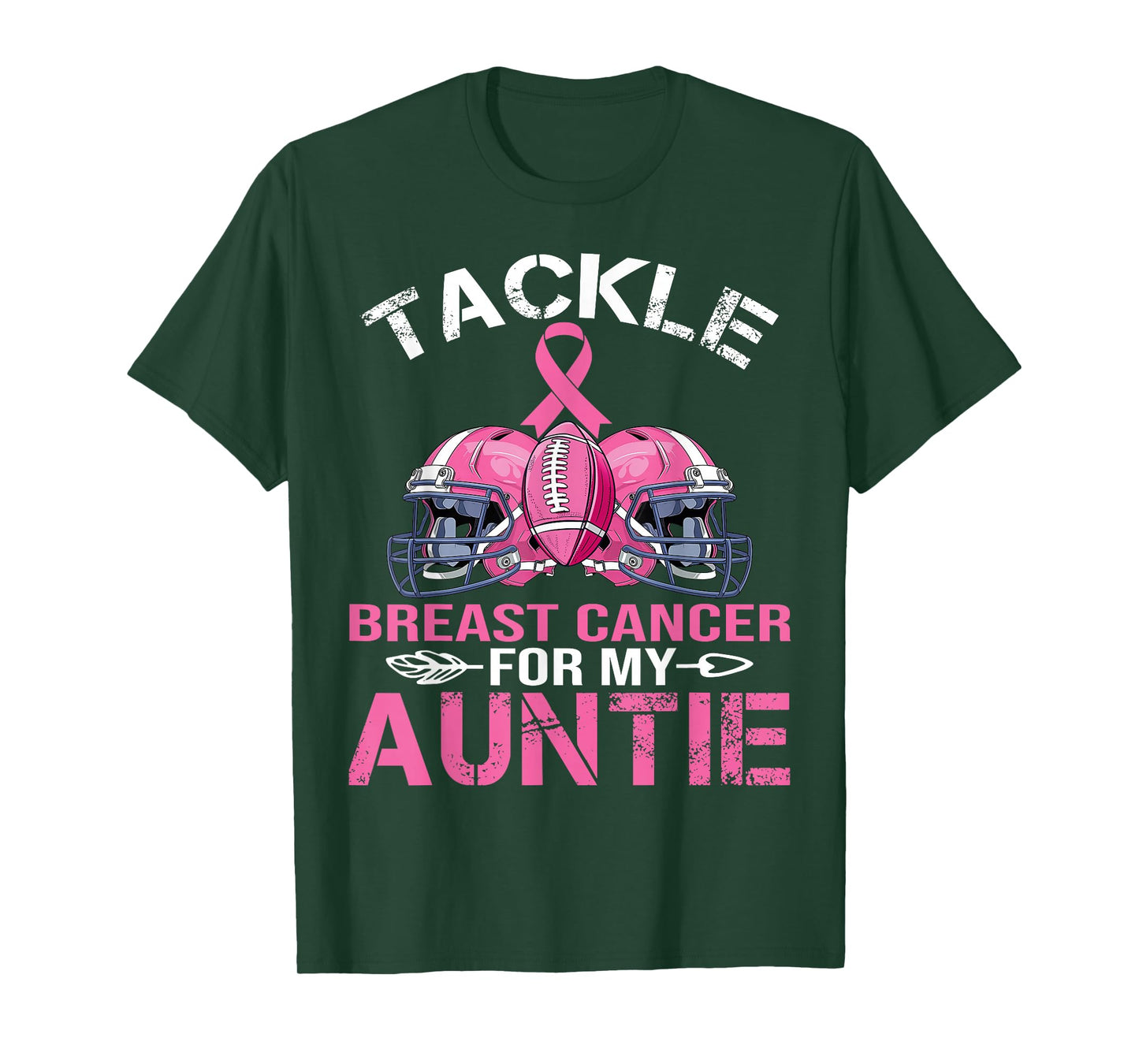 Tackle Breast Cancer For My Auntie Breast Cancer Women T-Shirt