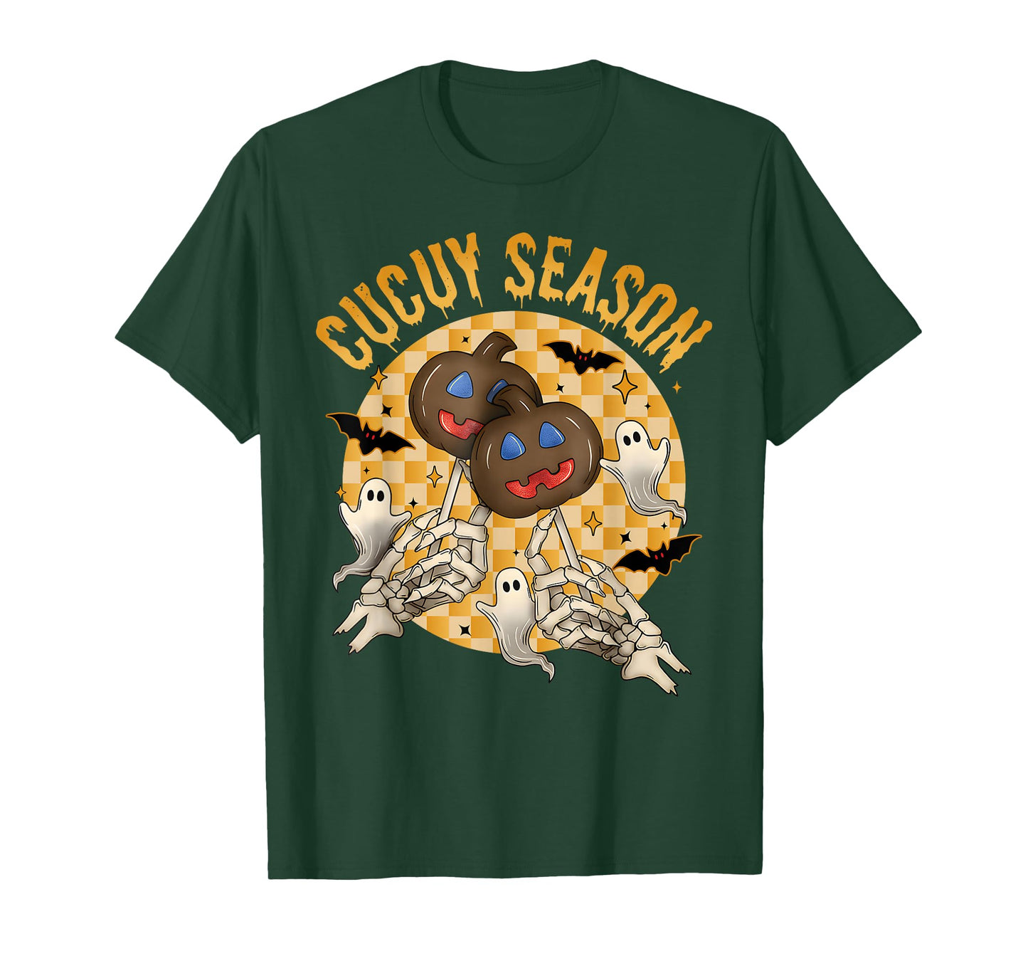 Cucuy Season Funny Skeleton Hands Halloween T-Shirt