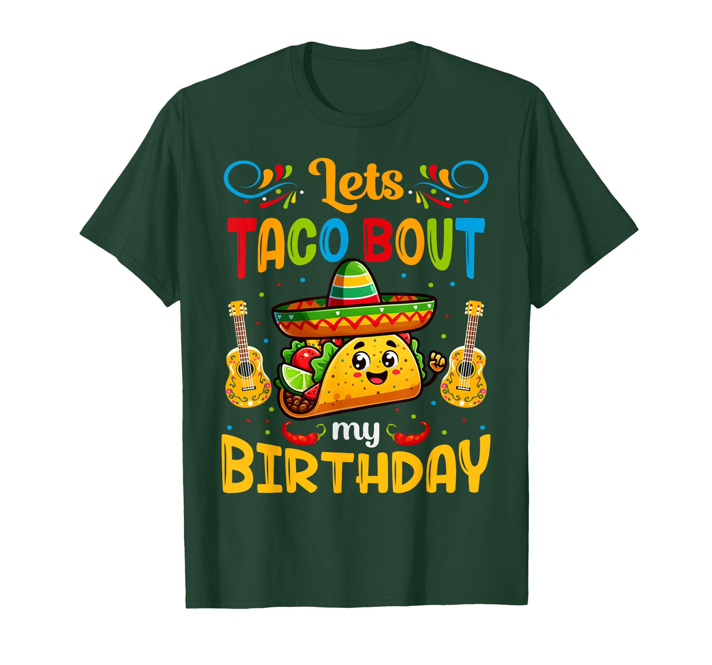Let's Taco About My Birthday Taco Birthday Taco Lovers Boys T-Shirt