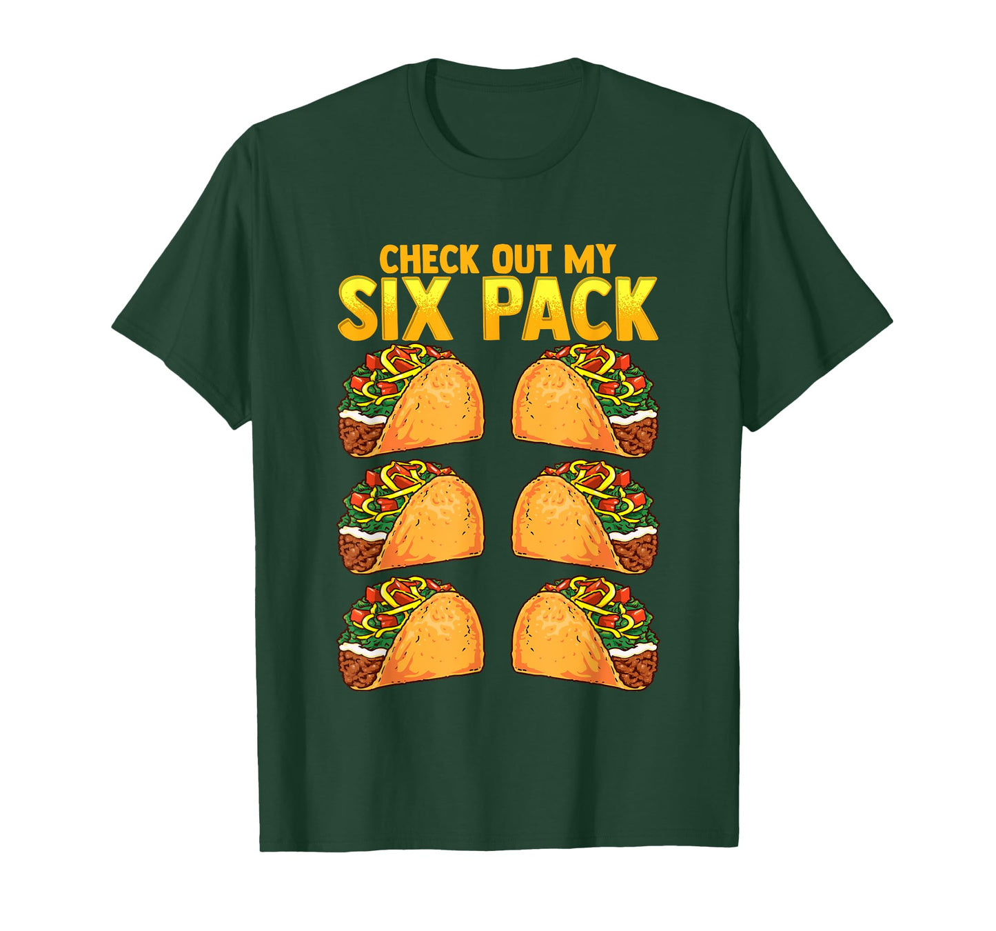 Check Out My Six Pack Taco Funny Cinco de Mayo Fitness Gym T-Shirt