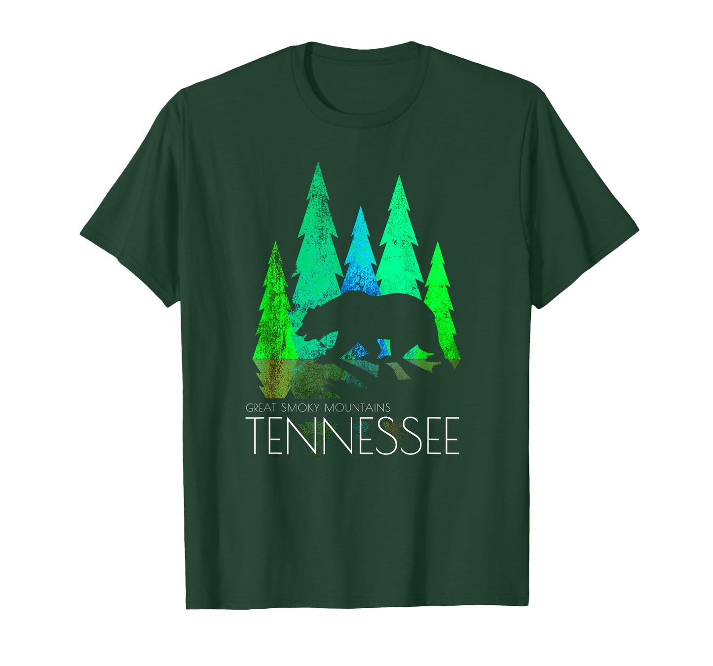 Great Smoky Mountains - Tennessee - Black Bear Tennessee T-Shirt
