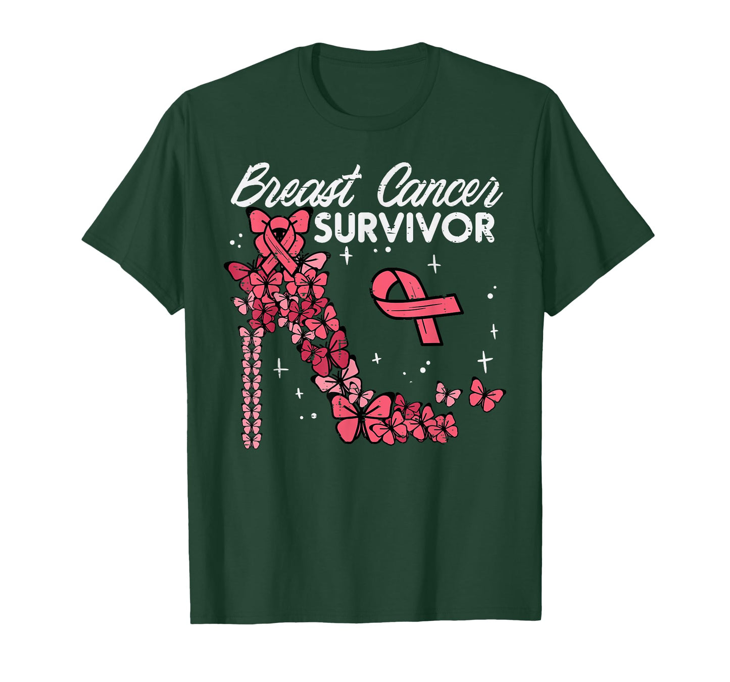 Breast Cancer Survivor Pink Womens Breast Cancer Awareness T-Shirt