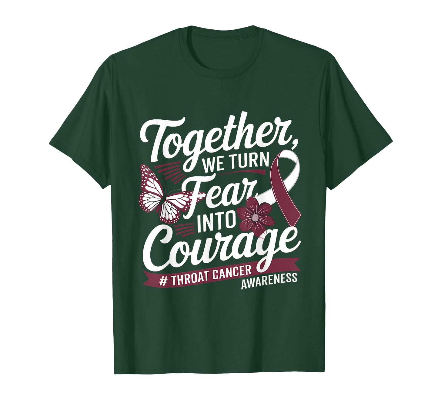 Throat Cancer Awareness Warrior Survivor T-Shirt